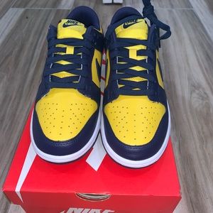 BRAND NEW Michigan dunks!
